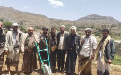 تفقد زراعة محصول الفاصوليا بالبذارة الحديثة في يريم بإب