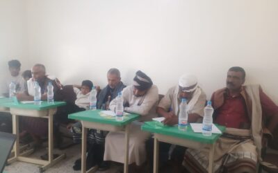 البيضاء…تدشين ورشة تدريبية لميسري المجاميع الإنتاجية الزراعية بمديرية ذي ناعم